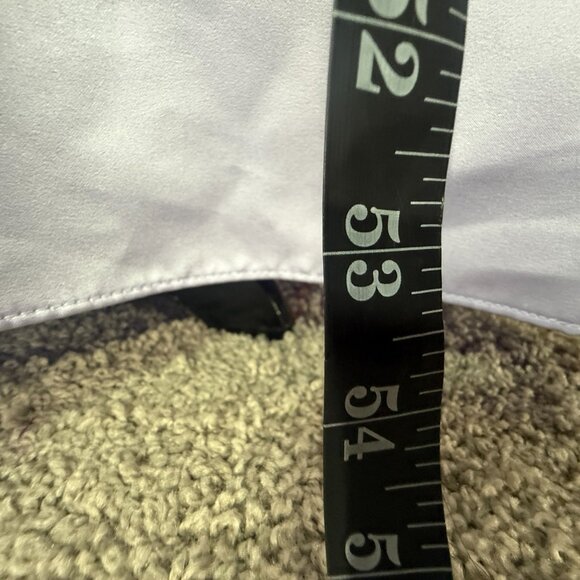 📌David's Bridal Strapless Side Drape & Brooch Satin Bridesmaid Prom Gown Scarf - Picture 7 of 16